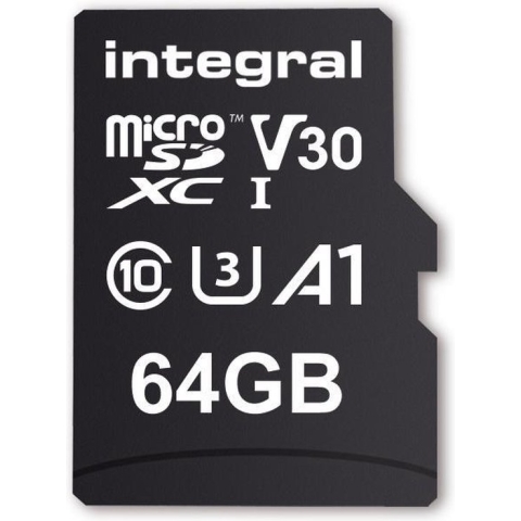 Integral Integral SDXC Geheugenkaart 64 GB  Zwart