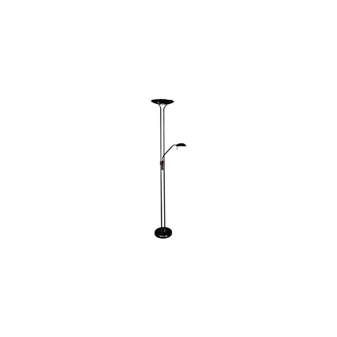 Bergerac LED uplighter 2 lichts zwart 2700k dimbaar - Klassiek - Mexlite