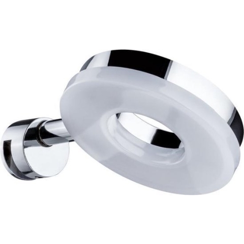 Paulmann Becrux Spiegellamp 4W - Rond - Warm Wit - 140x93x93 mm - Chroom