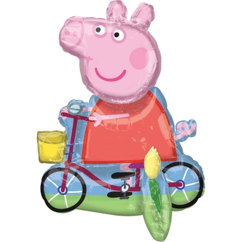 Amscan - Peppa Pig - Folie tafel ballon - 1 stuks - Leeg.