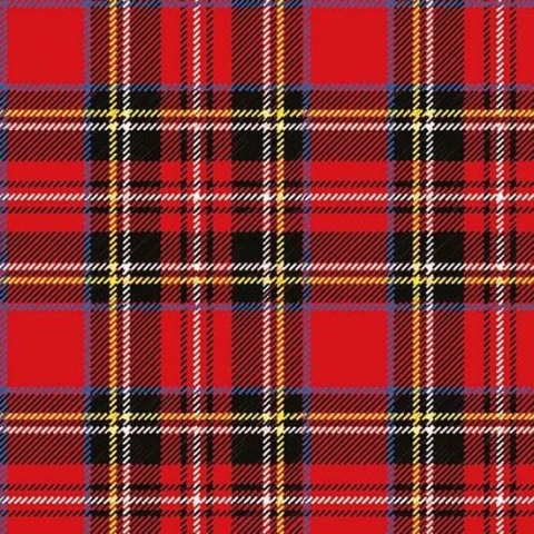Ambiente Scottish Red papieren servetten