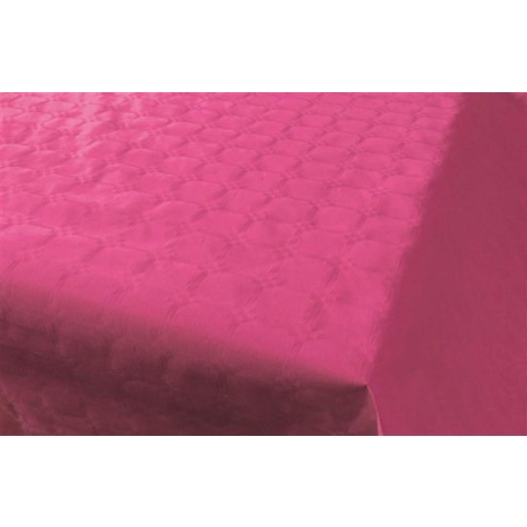 Damast tafelkleed 120cmx8m rose