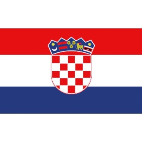 Kroatische vlag 20X30cm