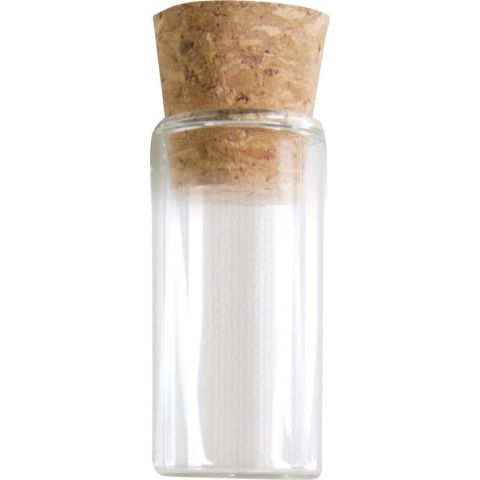 SANTEX - Glazen buisje met kurkdop 5 cm - Decoratie > Sfeerdecoratie