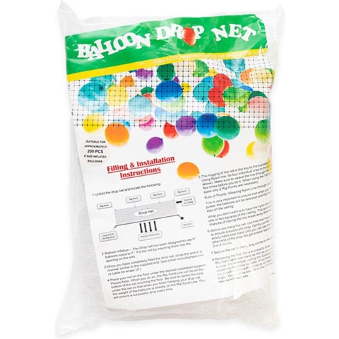 Wefiesta Ballonnenvalnet 1 X 4,8 M Nylon Zwart 200 Stuks