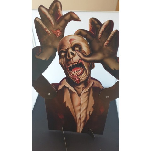 4 stuks Tafeldecoratie Halloween, Enge man, Wanddecoratie, Themafeest