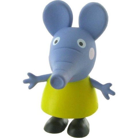 Peppa Pig Emily Olifant taart topper decoratie 6 cm.