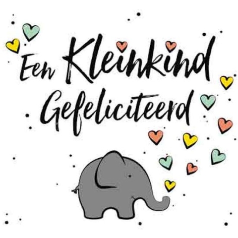Wenskaart Een kleinkind gefeliciteerd