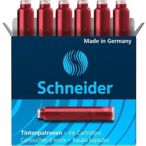 Schneider inktpatroon - 6 stuks - rood - S-6602
