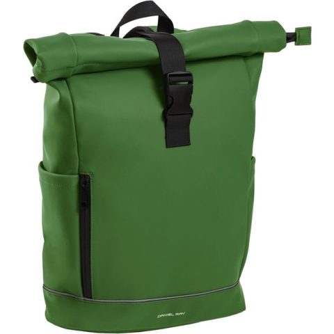 Daniel Ray Highlands Rolltop Laptop Rugzak Waterproof - 15,6 inch - Appelgroen