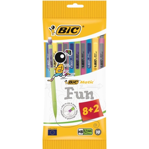 Drukpotlood Bic Matic Classic 0.7mm blister à 8+2gratis