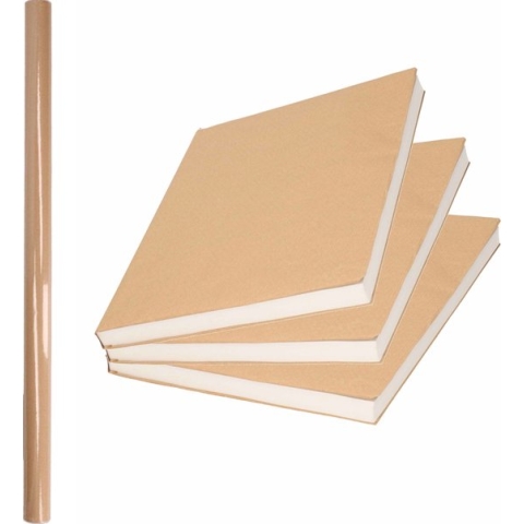 Cadeaupapier kraft bruin rol 500 x 70 cm - Hobby kraftpapier