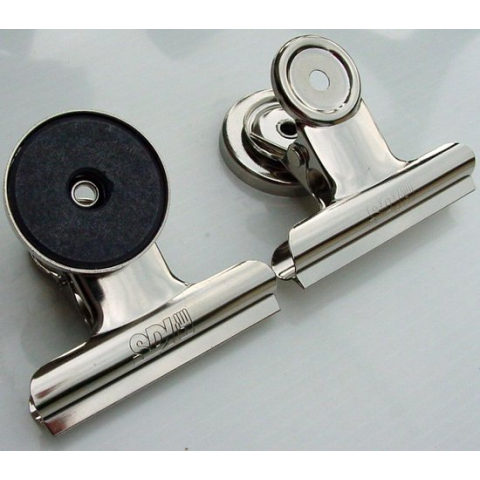 EXXO #21200 - Magnetische Papierklemmen - 50mm - 12 stuks