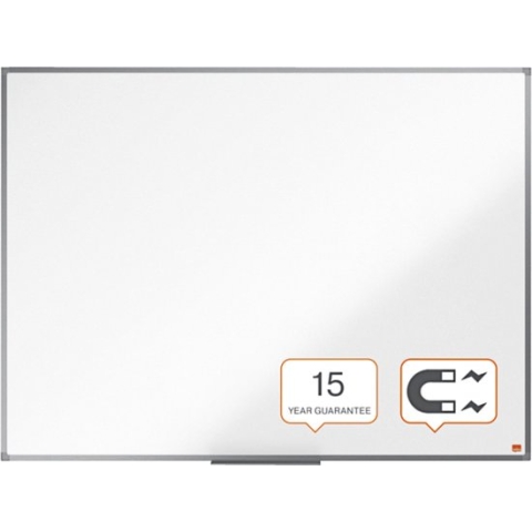 Nobo Essence Magnetisch Whiteboard Staal met Houder voor Whiteboard Marker - 1200x900mm Formaat - Wit
