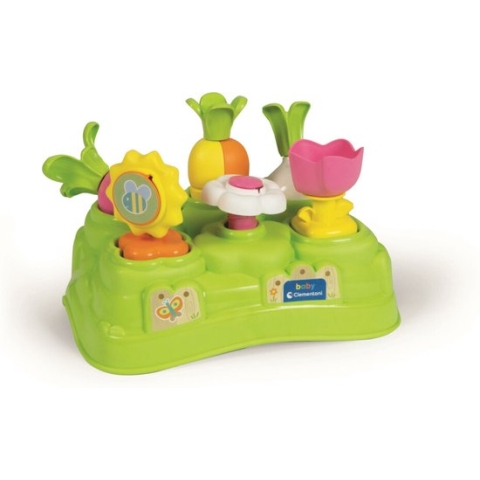 Baby Clementoni - Baby Garden - Motoriek Speelgoed - Mini Activiteitentafel - Educatief Speelgoed 1 jaar