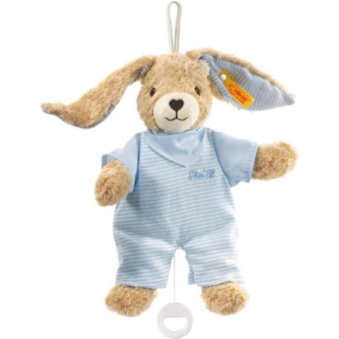 Steiff Hoppel konijn speeldoos 20 cm. EAN 237515