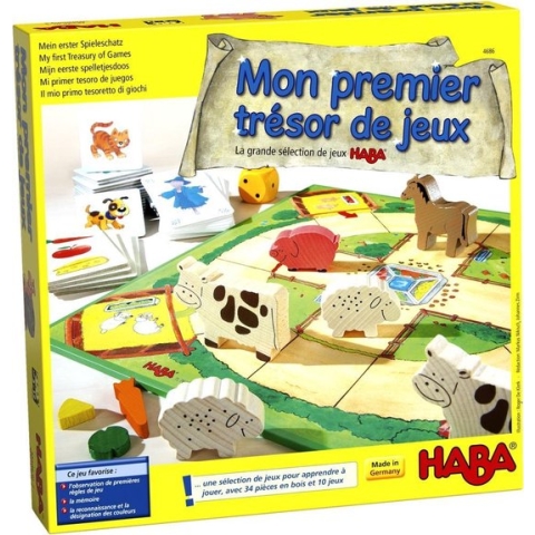 Haba spelbox Mon premier trésor de jeux (FR) 10-in-1