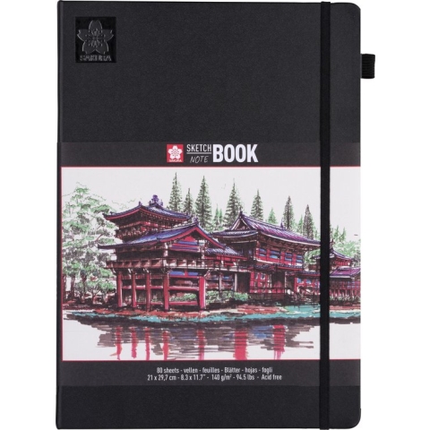 Sakura Schets/notitieboek 21 x 29.7 cm 80 pagina's crèmewit papier 140g