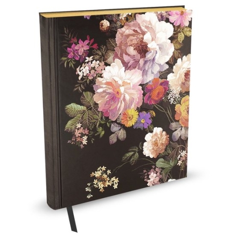Peter Pauper Notitieboek - Midnight Floral (large)