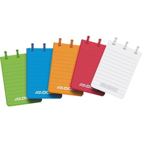 Adoc Notitieboekje Colorlines gelijnd 1 stuk