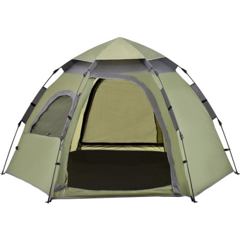 Tent Nybro automatisch 240x205x140 cm donkergroen
