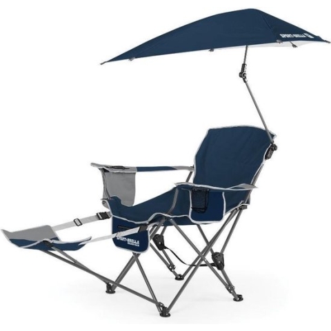 Sport-Brella Verstelbare Campingstoel Met Parasol - Strandstoel - Visstoel