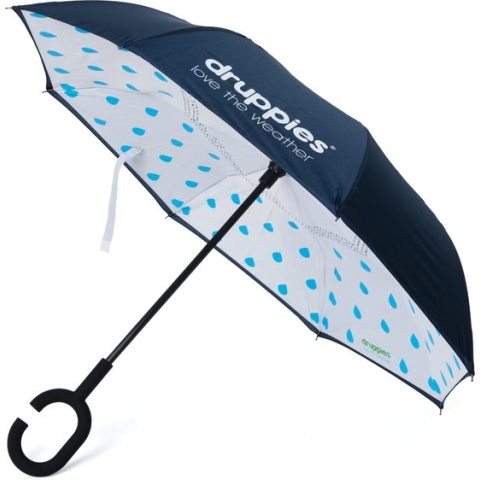 Druppies paraplu kind - donkerblauw