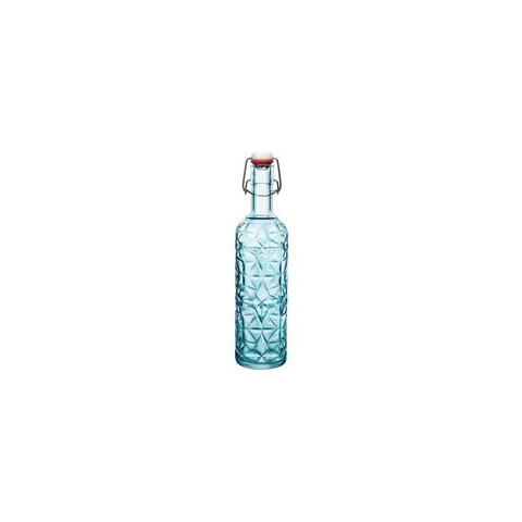 Rocco Bormioli Oriente Drinkfles met beugel - 1L  - Blauw