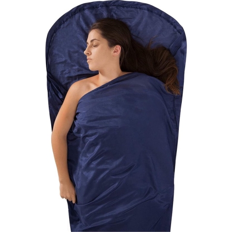 Sea To Summit Expander Liner Hood Lakenzak 208 X 91 Cm Blauw