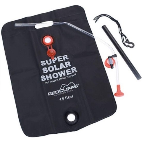 Redcliffs Camping - Douchezak - Tuindouche - Buitendouche - 15 liter - Warm water
