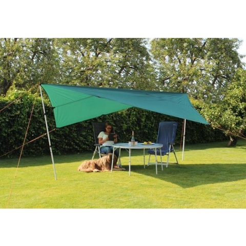 Eurotrail Tarp 3 50% Uv Bescherming 300 X 300 Cm Polyester Groen