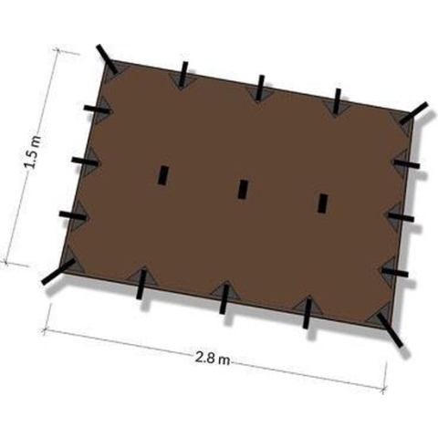 Tarp S – Coyote Brown