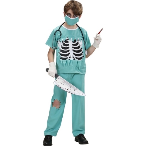 Chirurg zombie kostuum voor kinderen - Verkleedkleding