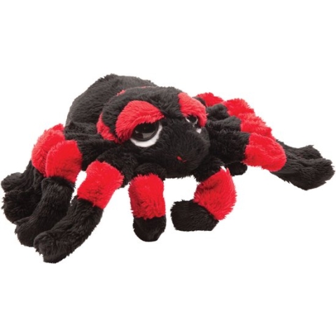 Suki gifts Pluche knuffel spinnen 2x stuks - tarantulas - 22 cm - speelgoed