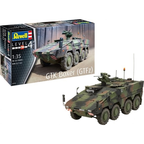 1:35 Revell 03343 GTK Boxer GTFz - Armoured Transport Vehicle Plastic Modelbouwpakket