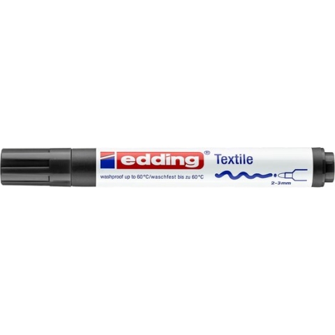 Edding - Textiel marker 4500 - Zwart