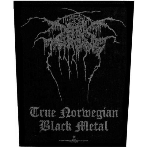 Darkthrone Rugpatch True Norwegian Black Metal Zwart