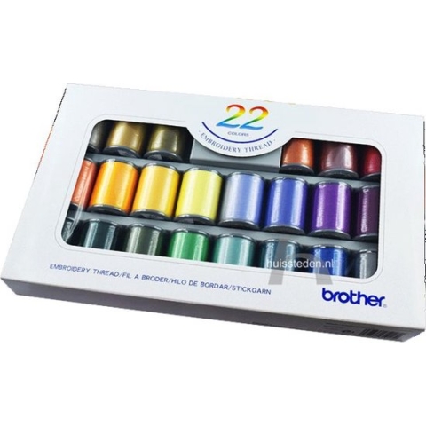 Brother borduurgarenset 22 stuks