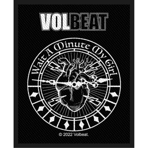 Volbeat - Wait A Minute My Girl Patch - Zwart