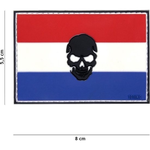 Embleem 3D PVC NL + Skull