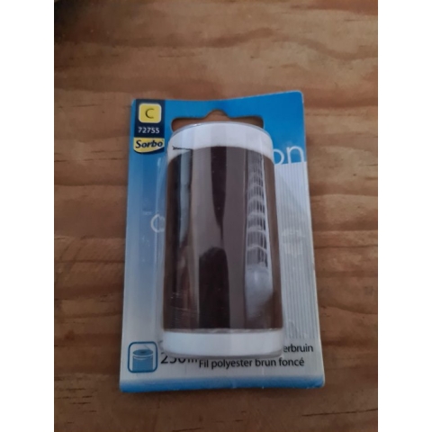 250m polyestergaren Donkerbruin Sorbo
