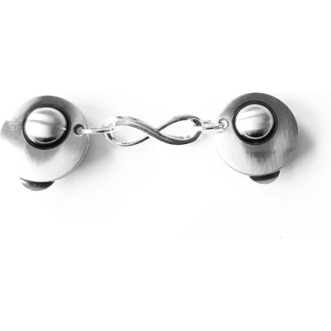 Fashionclip - Vestclip - The Infinity - Zilver -