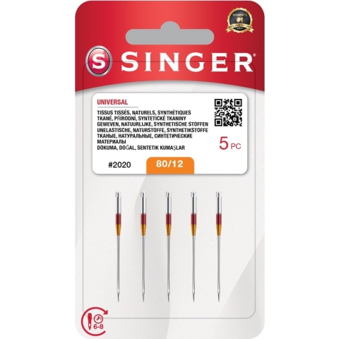 Singer Universal 2020 80 (5 stuks) Naalden