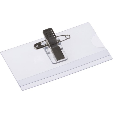 Badge Europel clip + speld - 75x40mm - 24stuks