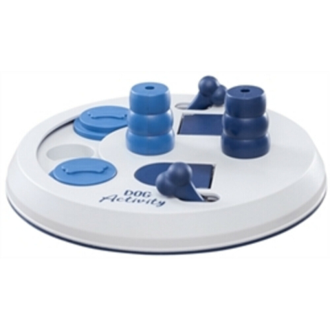 Trixie Honden Activity Flip Board - Hondenspeelgoed - Wit/Blauw - 23 cm