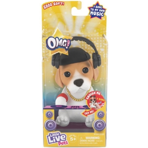 Little Live Pets OMG Have Talent beagle speelgoed - 10 cm- Interactief robot dier