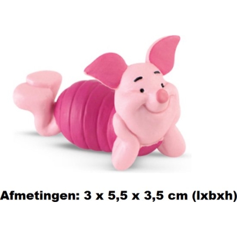 Disney Speelfiguurtje knorretje liggend - biggetje - Winnie de Poeh - 6 cm