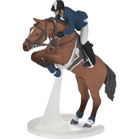 Papo Horses Springpaard met zijn Ruiter 51562