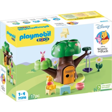PLAYMOBIL 1.2.3 & Disney Winnie de Poeh Boomhut - 71316