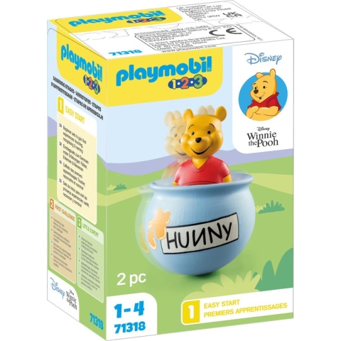 PLAYMOBIL 1.2.3 & Disney Winnie de Poeh Honingpot - 71318